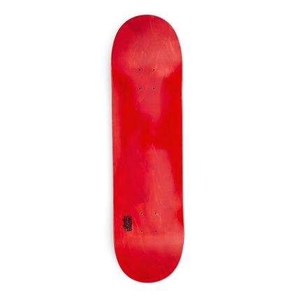 Prancha de skate logotipo pequeno Red 8.25'