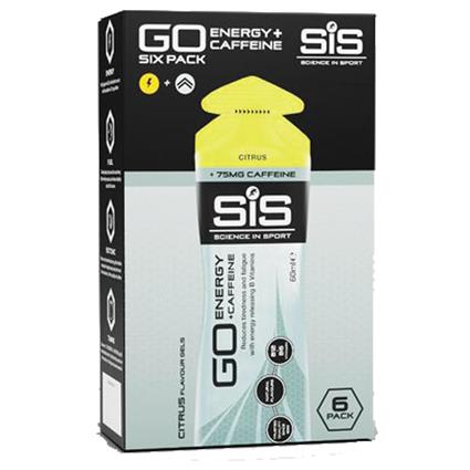 Science In Sport Go Energy + Cafeína Pack 6 Citrinos
