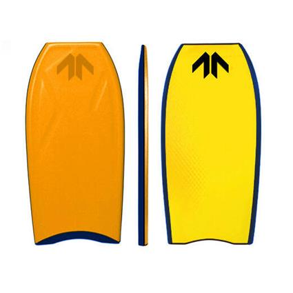 Prancha de Bodyboard Found Boards, MR Super LTD, PP, Pilsner/Yellow Bottom, 41