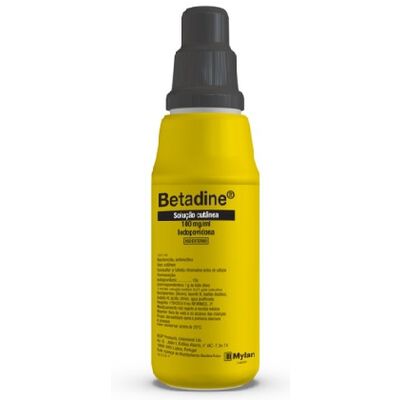 Betadine Solução Cutânea Bactericida 125 ml 125 ml