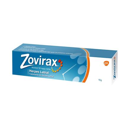 Zovirax Creme Herpes Labial Aciclovir ZOVIRAX 10 gr