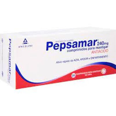 Pepsamar 240 mg Antiácido 20 comprimidos