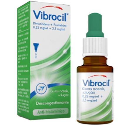 Vibrocil Gotas Nasais Gripes e Constipações 15 ml