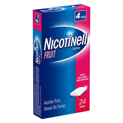 Nicotinell Fruit 4mg Gomas Medicamentosas Nicorette 24 gomas