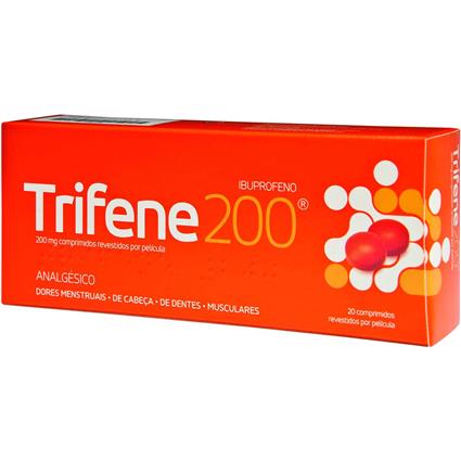 Trifene 200 mg Anti Inflamatório Comprimidos 20 comprimidos