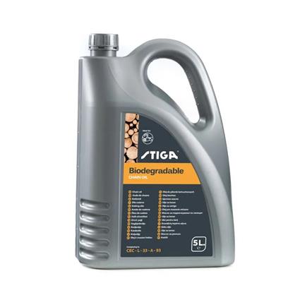 Óleo Biódegradavel Stiga para Correntes de Motosserra 5L