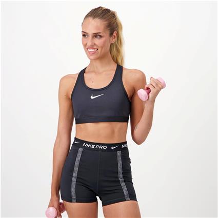 Nike Swoosh - Preto - Soutien Ginásio Mulher tamanho XS