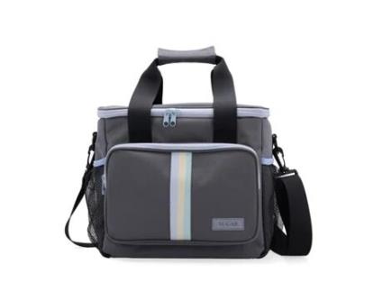 Bolsa Térmica Quid Sugar Lancheira 15 L 28 x 22 x 26 cm Cinzento