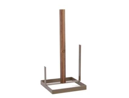 Suporte para Rolos de Papel de Cozinha Bidasoa Tiara Aço Cobre 15 x 32 cm