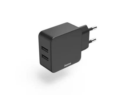 Carregador Usb-A HAMA 12 W Preto