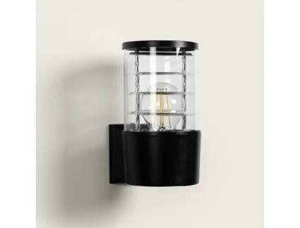 LEDKIA Candeeiro de Parede Exterior Alumínio Haia Preto