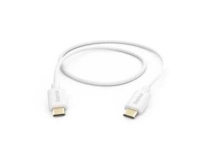 Cabo de Carregamento HAMA Usb-C Usb-C 1 M Branco