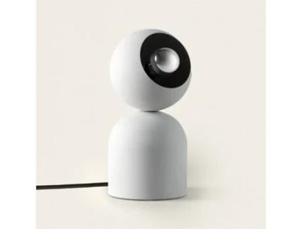LEDKIA Candeeiro de Mesa Metal Lippi Bege Cinza Pedra