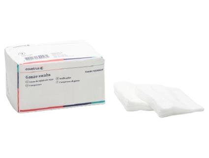 COVETRUS Gasas Médicas de 12 Pliegues 100 Uds 10 X 10 Cm