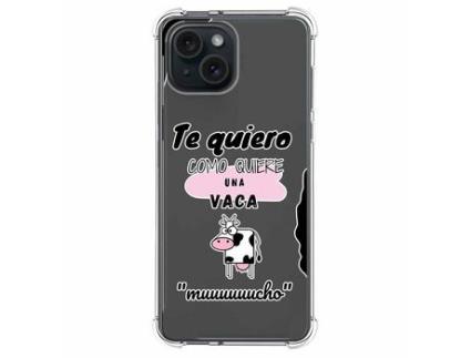 Capa para IPhone 15 Plus TUMUNDOSMARTPHONE de Silicone com Desenho-Multicor