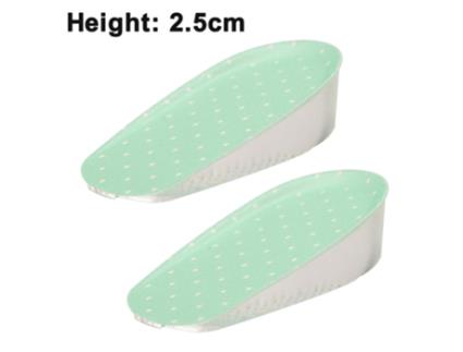 Palmilhas de Mulher UNISSEX Altura Almofada Calcanhar Massagem Verde (5 cm)