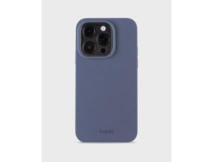 Capa para iPhone 14 Pro HOLDIT Silicone Azul