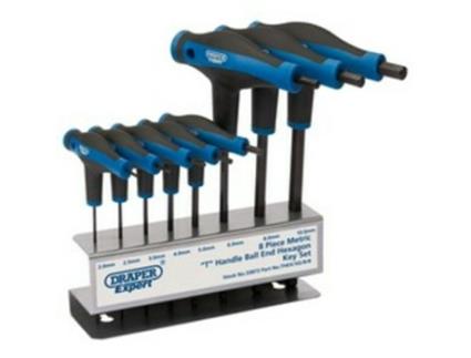 Conjunto de 8 Chaves de Caixa Hexagonais DRAPER