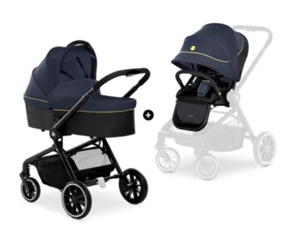 Duo De Carrinho De Bebê Move So Simply Set By HAUCK Dark Navy Neon