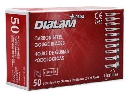 HERBI FEET Gubias Estériles Dialam 50 Unidades