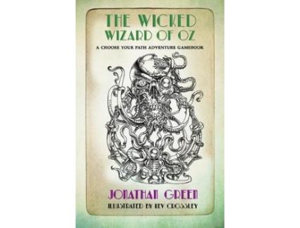 Livro the wicked wizard of oz de jonathan green (inglês)