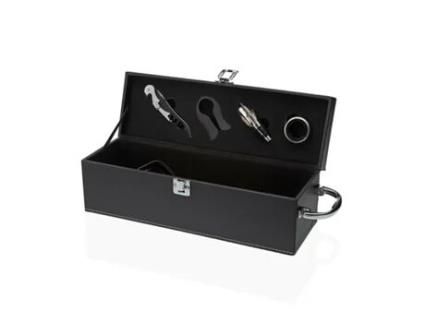 Conjunto de Acessórios para Vinho VERSA Aço Polipele