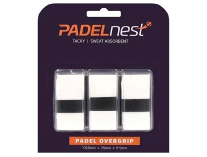 PADELNEST 3X Overgrips Tacky Branco