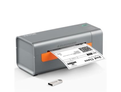 VEVOR Impressora Térmica de Etiquetas de Remessa 4X6 203Dpi Via Usb para Amazon Ebay Etsy Ups
