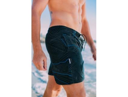 Calção de Banho Masculino GUGGEN MOUNTAIN 2335 (Azul - XXXL)