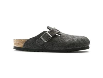 Sandálias de Unissexo BIRKENSTOCK Boston Narrow Lã Preto (38)