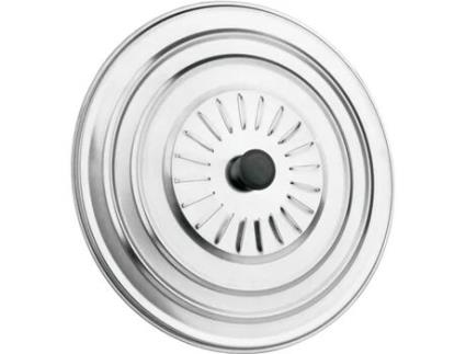 Tampa Multiuso Universal com Botão Anti-Calor em Aço Inox Ø30Cm TIENDA EURASIA
