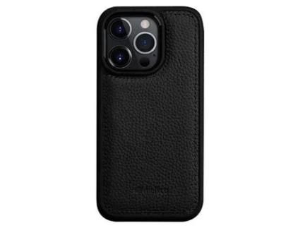 Capa para iPhone 14 Pro MELKCO Pele Sintética Preto