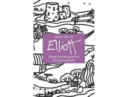 Livro helen elliott concertina colouring book: south pembrokeshire de helen elliott (inglês)