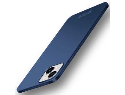 Capa para iPhone 14 PINWUYO Pele Sintética Magnética Azul