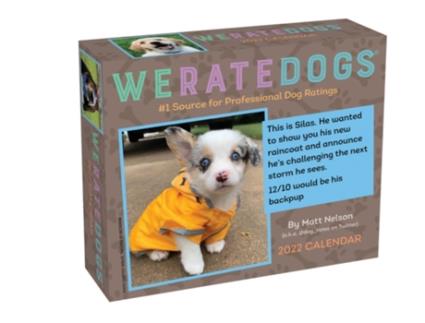 Livro weratedogs 2022 day-to-day calendar de matt nelson (inglês)