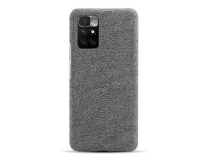 Capa para Xiaomi Redmi Note 11 4G, Redmi Note 11 KSQ Pele Sintética Cinzento