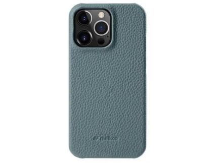 Capa para iPhone 14 Pro MELKCO Pele Sintética Magnética Azul