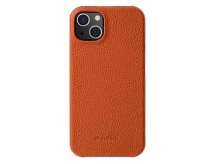 Capa para iPhone 14 Plus MELKCO Pele Sintética Laranja