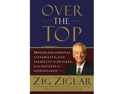 Livro over the top de zig ziglar (inglês)