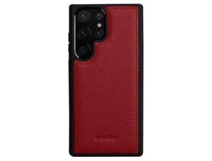 Capa para Samsung Galaxy S23 Ultra MELKCO Pele Sintética Vermelho