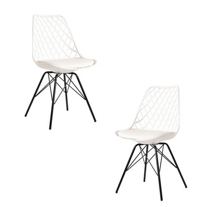 Presentes Miguel - Pack 2 Cadeiras Iron Mima - Branco