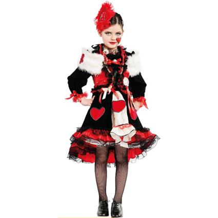 Fato de Carnaval Rainha de Copas Premium - 5 Anos