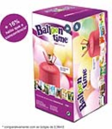 Botija de Hélio Balloon Time Grande Compacta