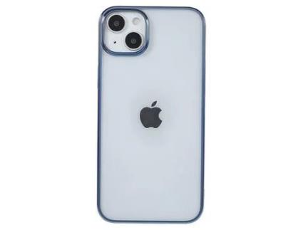 Capa para iPhone 14 Plus MUTURAL Pele Sintética Anti-Choque Azul
