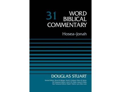 Livro hosea-jonah, volume 31 de douglas stuart (inglês)