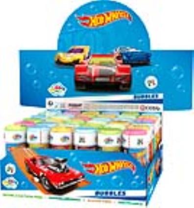 Caixa de 36 Bolas de Sabão Hot Wheels