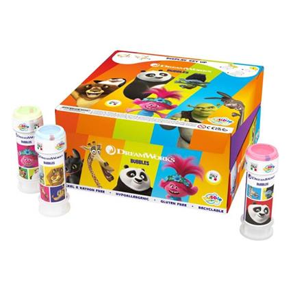 Caixa de 36 Bolas de Sabão Dreamworks