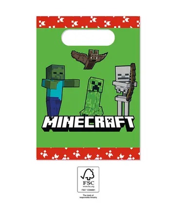 Sacos de Papel Minecraft
