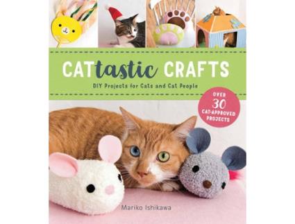 Livro cat-tastic crafts de by artist mariko ishikawa (inglês)