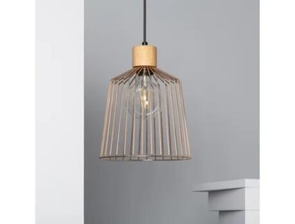 LEDKIA Candeeiro Suspenso Metal Lesane Dourado